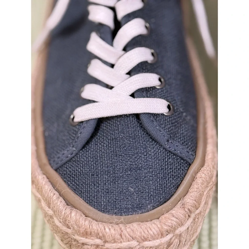 Sea Vees Women‎ navy Linen Coronado Espadrille 6.5 Casual Comfy Classic
